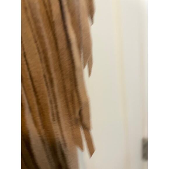 nique Vintage Women’s Fringe Western Life of the Party Suede Swimsuit Sz 1X #69 - Picture 6 of 6